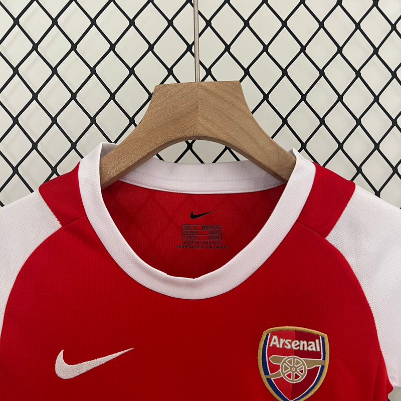 KIT Infantil Retrô Arsenal 2002/03 Casa