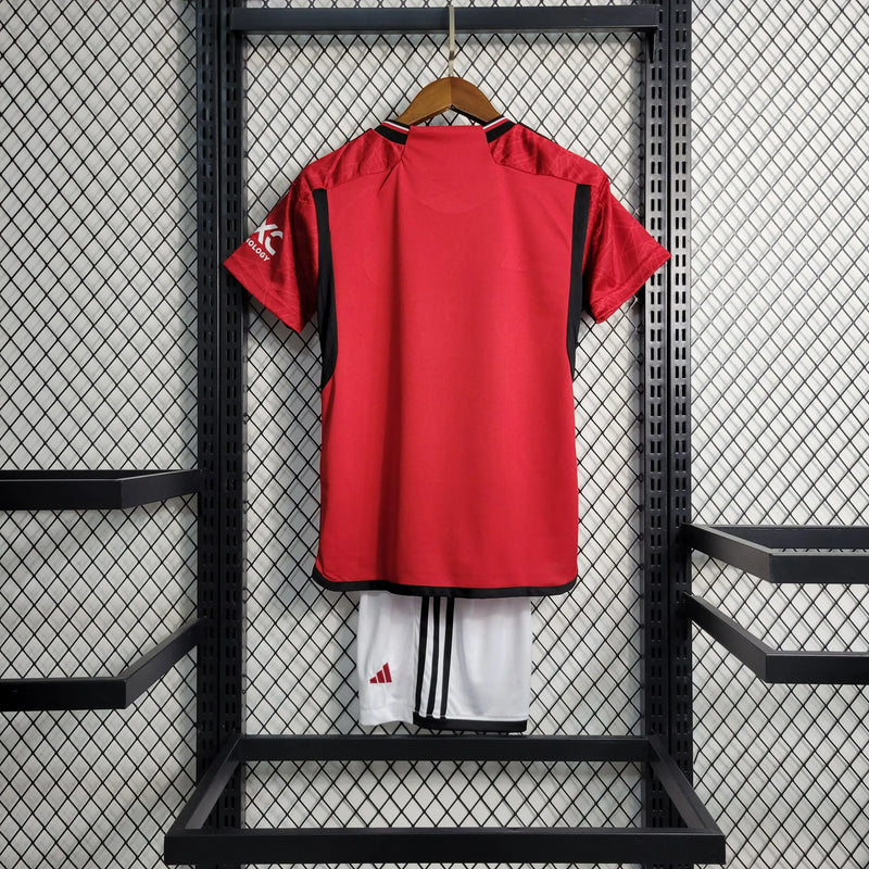 KIT Infantil Manchester United 2023/24 Casa