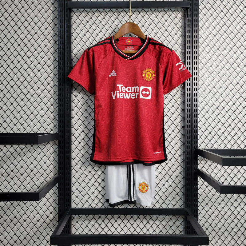 KIT Infantil Manchester United 2023/24 Casa