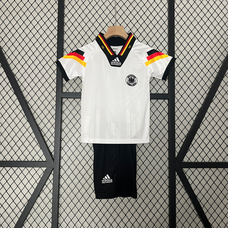 KIT Infantil Retrô da Seleção Alemã 1992 Casa