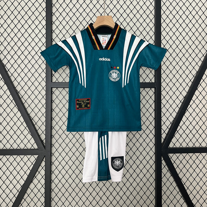 KIT Infantil Retrô da Seleção Alemã 1996 Casa