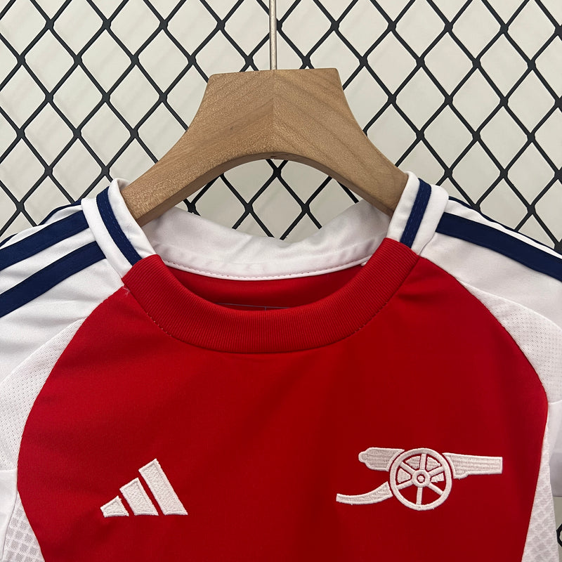 KIT Infantil Arsenal 2024/25 Casa