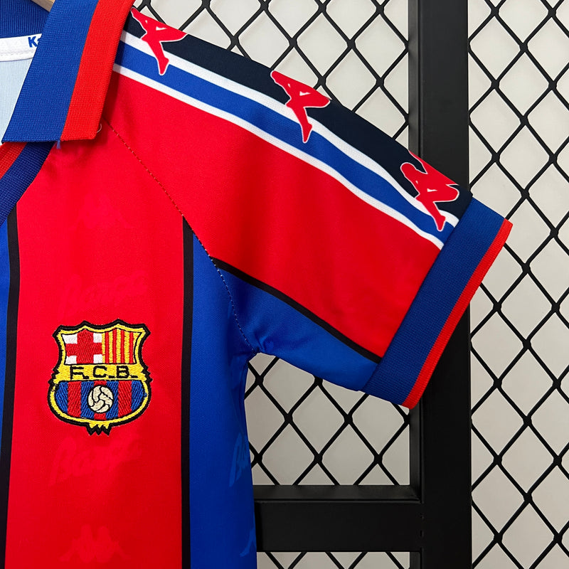 KIT Infantil Retrô Barcelona 1995/96 Casa