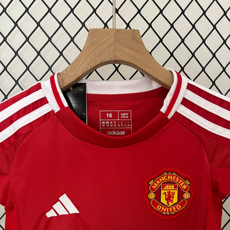 KIT Infantil Manchester United 2024/25 Casa