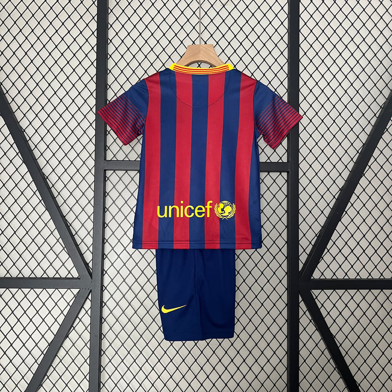 KIT Infantil Retrô Barcelona 2013/14 Casa