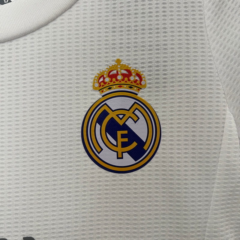 KIT Infantil Retrô Real Madrid 2015/16 Casa